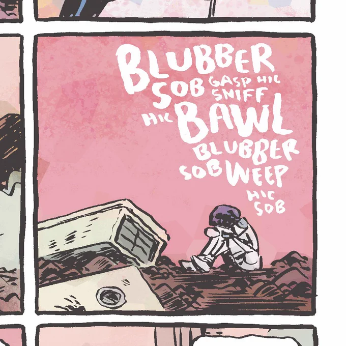 My last book, Hedra, was wordless, but my next book, Planet Paradise, has lots of words (and sound effects)! It comes out in November from @imagecomics. Let your local comic book shop know they should order it! (Diamond Code AUG200053) 