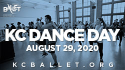 kcballet's tweet photo. Register NOW thru Friday at 5 p.m. for 10th annual KC Dance Day from #KCBallet! This Saturday, Aug. 29th, enjoy free dance classes and performances--all VIRTUAL this year! Invite your family and friends to join you. #KCDanceDay #KCBalletAtHome https://t.co/HkHG28q9tw