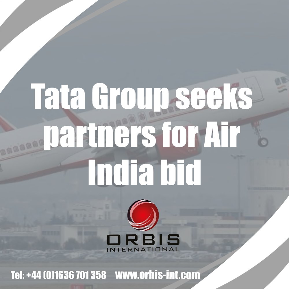 Tata Group seeks partners for Air India bid

buff.ly/2YSDr5R

#freightnews #aircargo #freightforwarder #gaa