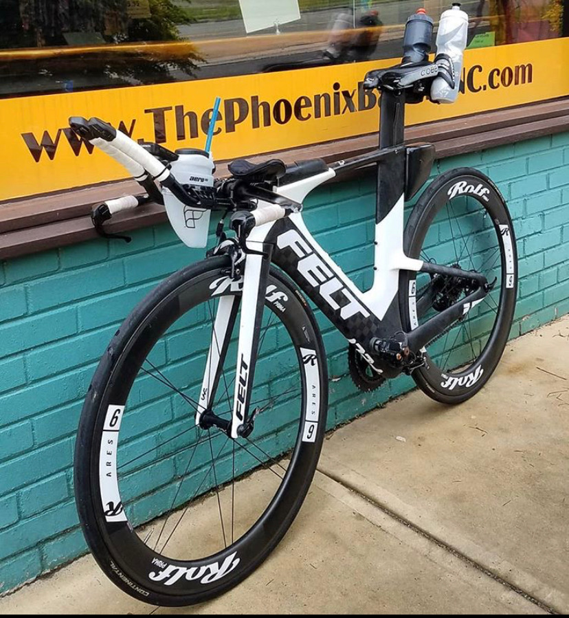 WorkingatDuke's tweet photo. Kara Bonneau is riding her bike through the August heat. She's nearly at her goal to bike 1,000 miles this month! 

Whether biking, walking or something else, what kind of fitness achievements are you accomplishing this summer? #HealthyDuke @karaleigh104 @DukeSanford https://t.co/tlRpxUmlnn