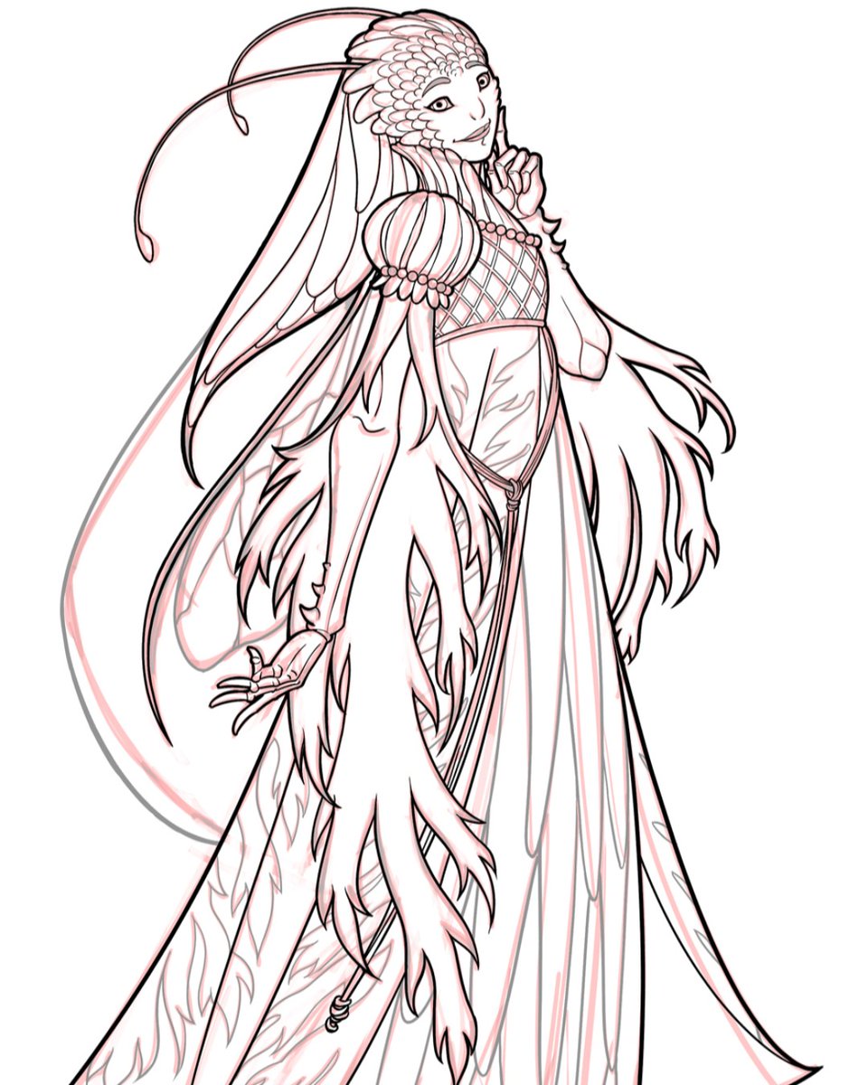 ClaudiaCanginiA's tweet photo. Medieval gothic inspired dresses ❤️
#INK #WIP #FlowerCourt https://t.co/fWOjrSOkDH