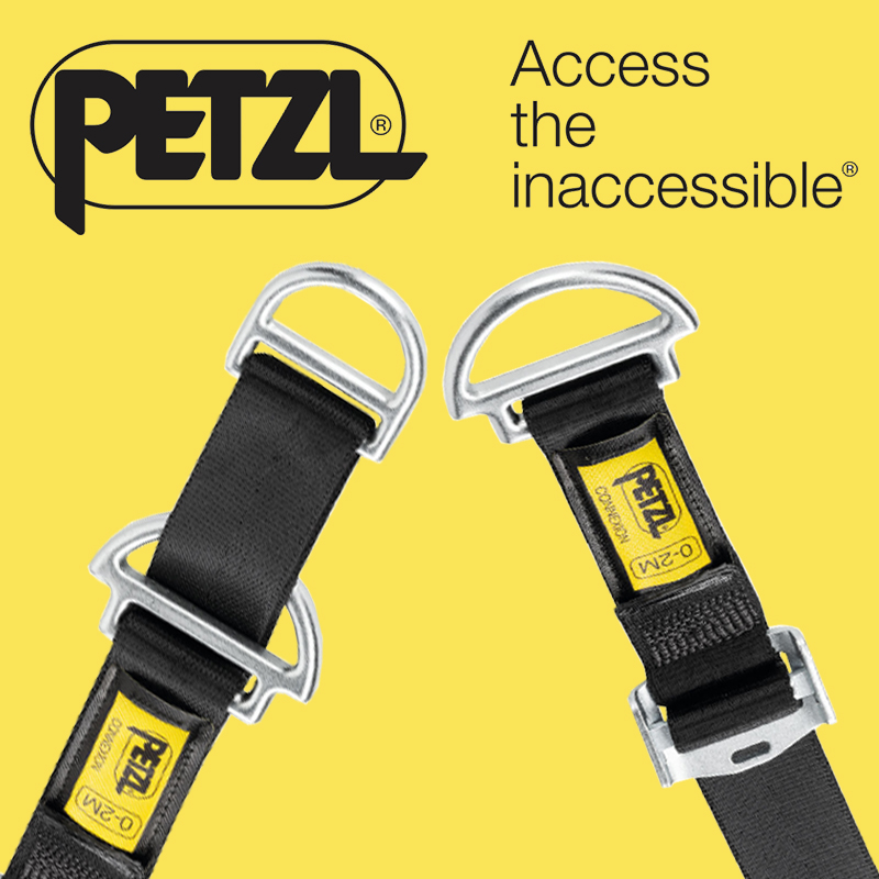 Equipeur_FR's tweet photo. [Connexion Vario @petzl_official] La sangle d'amarrage Petzl permet plusieurs configurations pour installer un amarrage. Elle est disponible en deux longueurs 30 à 200cm et 200 à 400cm. 
Elle est conforme à la norme EN 795. ✅
Charge de rupture 25 kN. 
#petzl https://t.co/NlmmCIN3h1
