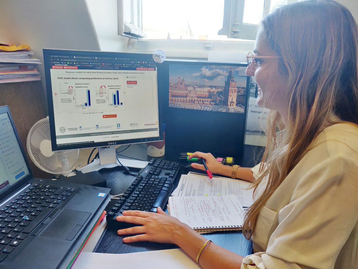 AnaisAndrillon's tweet photo. A bit of Krakow's view from my desk during #ISCB41 #science #meeting Looking forward to visiting #Krakow in real life! https://t.co/43jQyB0GI0