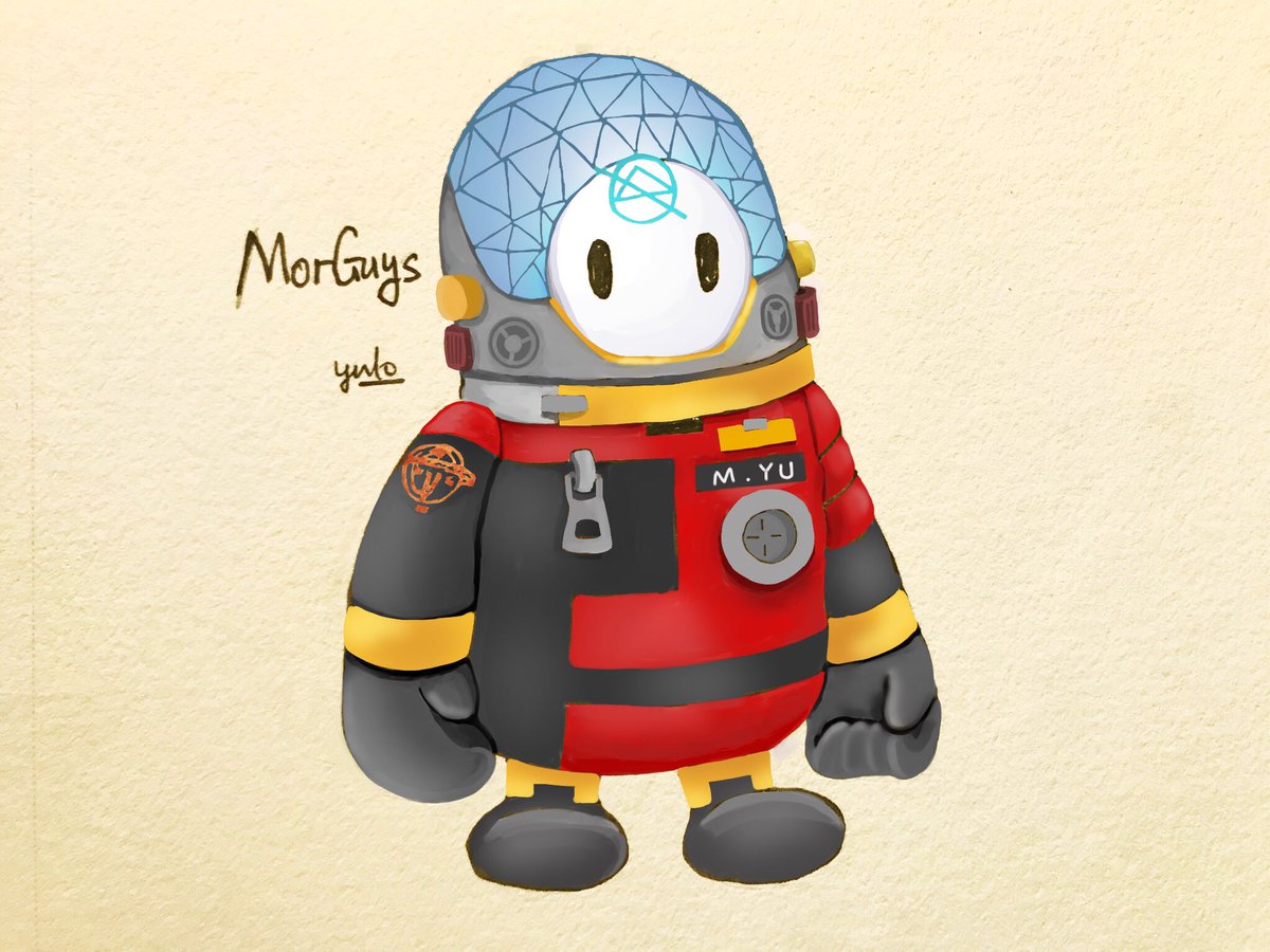 yulo_tomorrow's tweet photo. Finally colored it :D
#FallGuys X #Prey https://t.co/u28GKUlodX