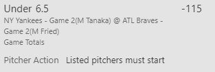 fasteddy3535's tweet photo. #AugustTailProject play 28

MLB - NYY/ATL Game 2 U 6.5 -115 Bet365

C2 has been beating MLB totals for 6 years plus.  I've vetted him for closing line value, and it's there! Works well in a portfolio as you won't have conflicts with other cappers on moneyline plays. https://t.co/Gbr64zSCi4