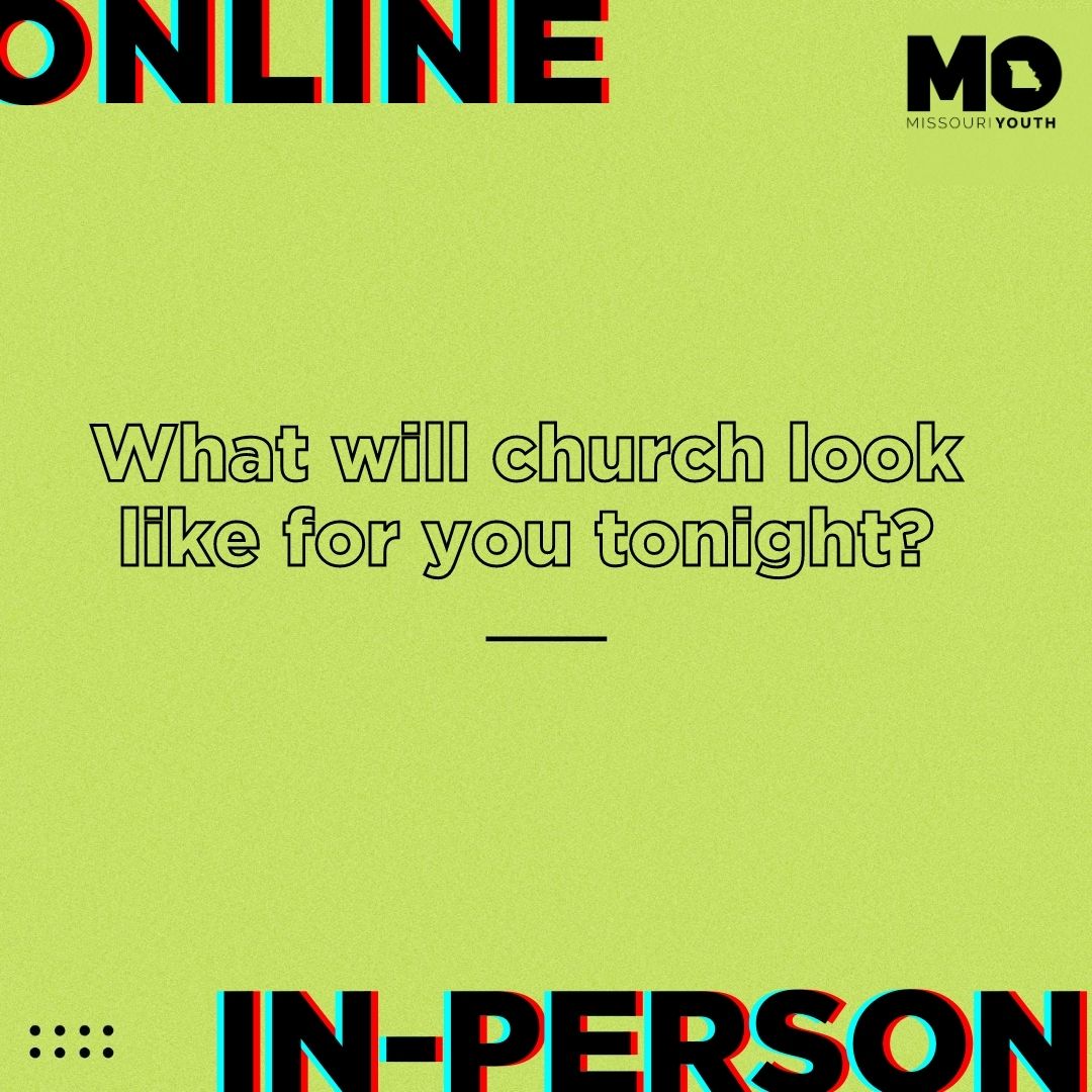 Are you having in person youth service tonight?  🖥 or ⛪️

However you have to do it, make time for midweek service!