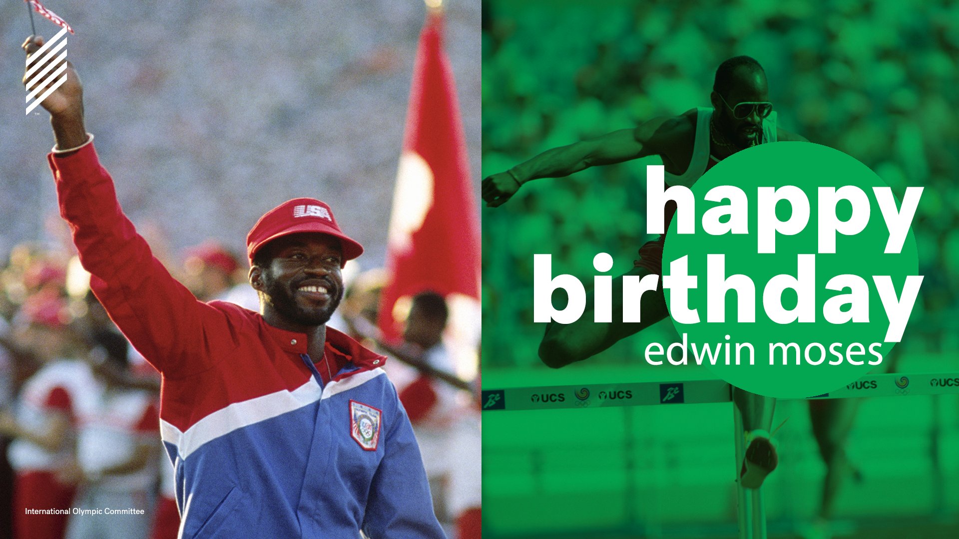 Happy birthday to the king of the 400m hurdles himself,  