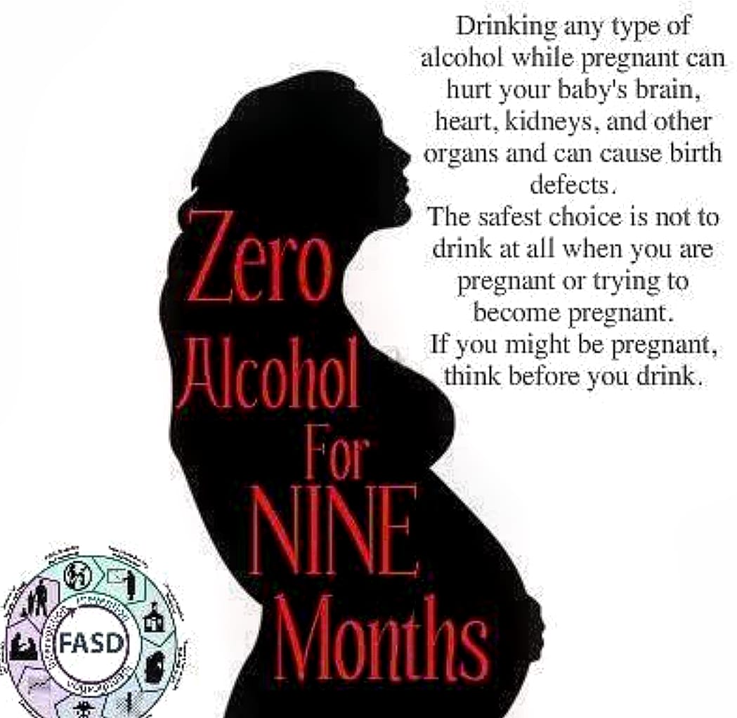 ZERO #ALCOHOL FOR NINE MONTHS🤰❗
#noalcoholduringpregnancy #zeroalcohol #fetalcoholsyndrome #FEDER #investigation #specialized #specialistdoctors #familias #asociaciones #afasaf #saf #fasd #nofasd #pregnancy