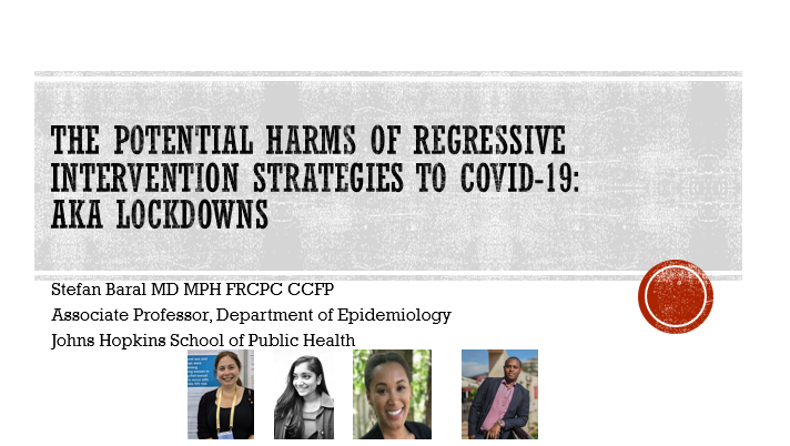 Lockdown Thread #2Was invited to provide a brief presentation on concerns with  #Lockdowns today and hopefully works to post hereOutline of Talk:Inequities in  #Covid_19 Acquisition and Transmission RisksInequities in the Enforcement of LockdownsCompeting Health Risks