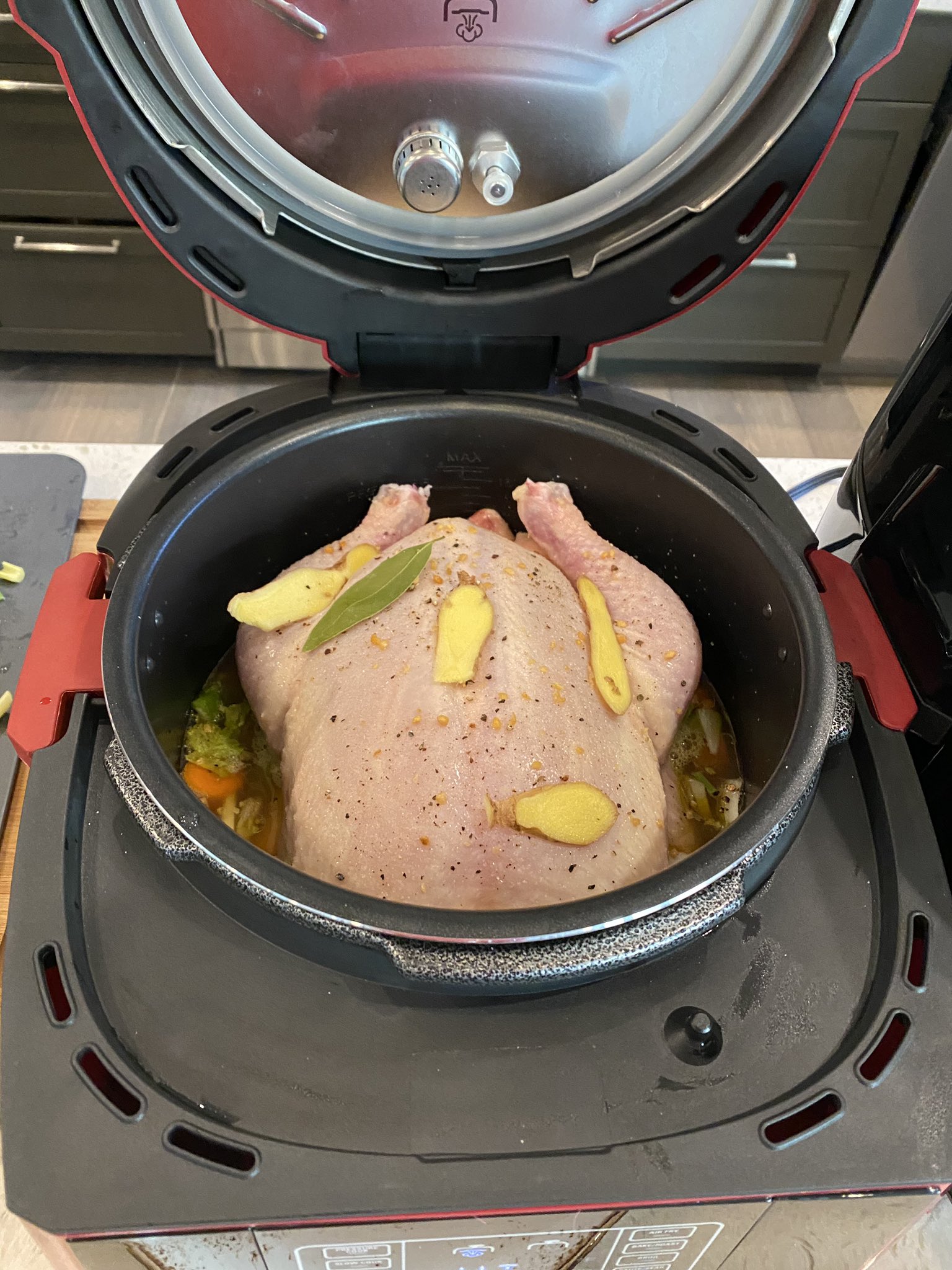 Nuwave air fryer whole chicken discount