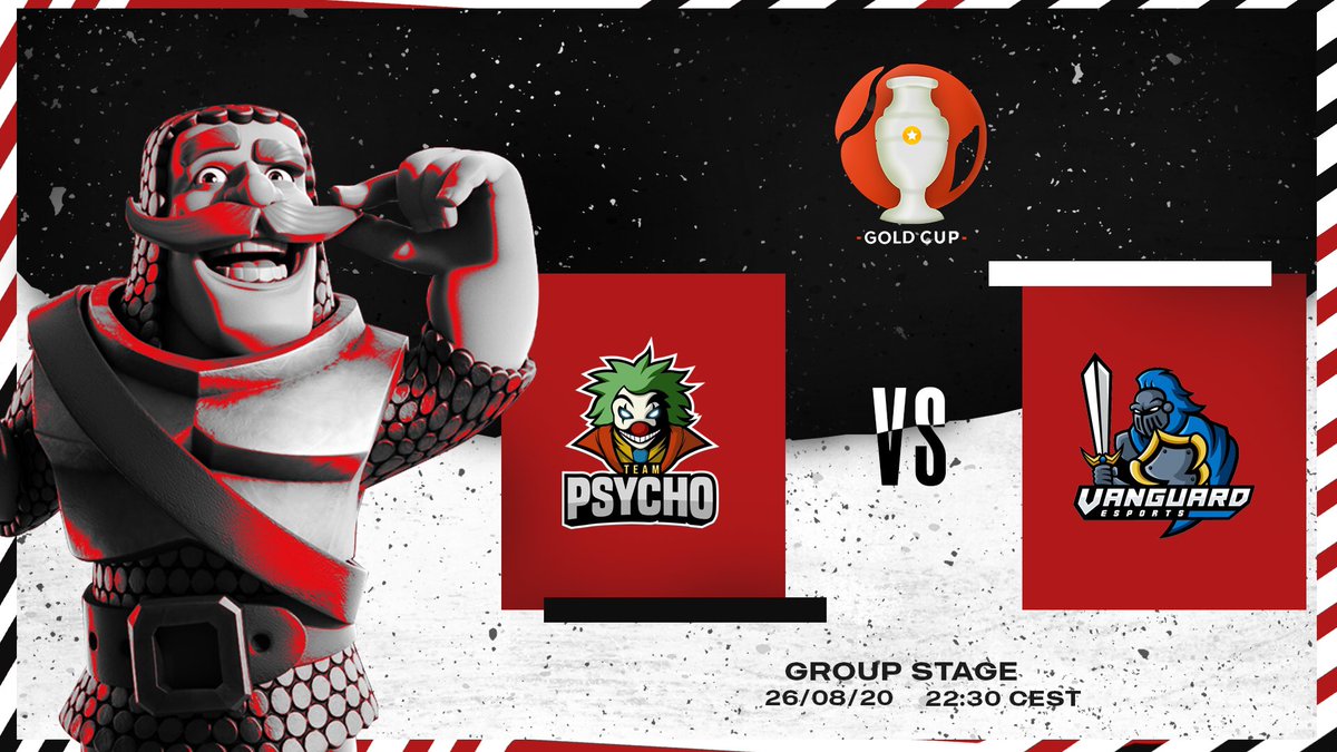 Match day I Europe 🌍

GROUP A - ROUND 2️⃣

🇫🇷<a href="/TEAM_PSYCHO_FR/">TEAM PSYCHO ESPORT</a> 🆚 @VGTeamgg EU🌍
⏰I 22:30 CEST

Who will win?

#GoldCupCR