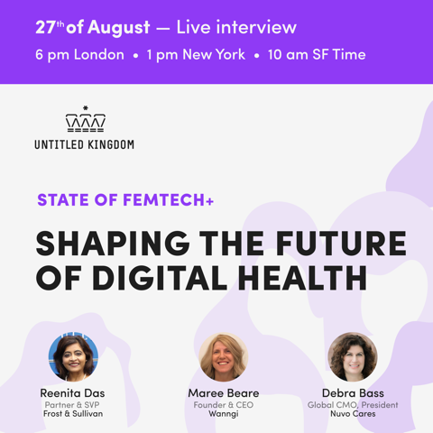 wanngiapp's tweet photo. "Shaping the future of digital health" live interview. 
Sign up now ➡️ https://t.co/ybuVB8QU5O
#digitalhealth #digitalhealthcare #FemTech #digitalhealthinvestments #healthcareinnovation #FemaleTechnology #chronicillness #chronicconditions #preventativehealth #getdiagnosed https://t.co/NM3DmXf7gR