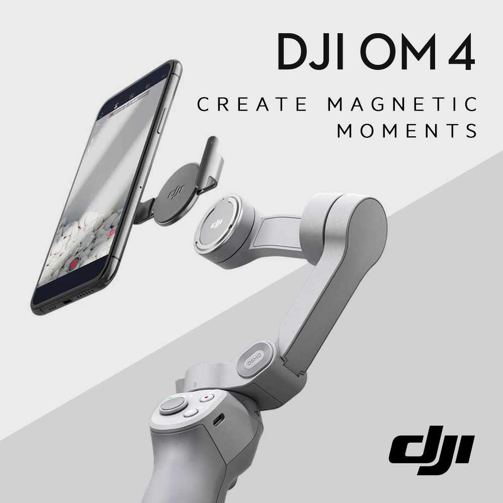 rubber_monkey's tweet image. The @DJIGlobal  OM 4 is a foldable stabiliser designed to complement your smartphone, allowing you to record right away. Magnetic, ultra-compact, and bursting with easy-to-use features, it's the ultimate solution for sharing your world.

Order yours today: bit.ly/2QFBSUl