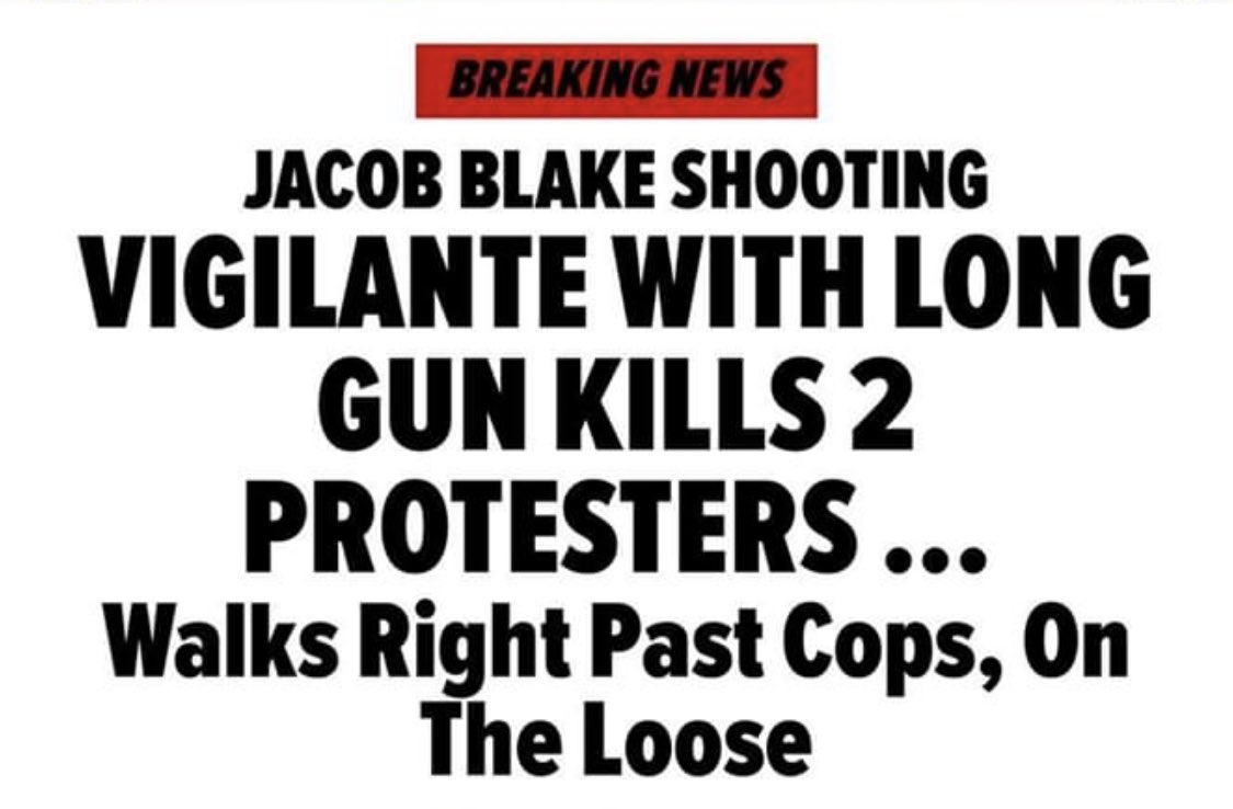 meggie_flynn's tweet photo. Hey maybe don’t sugarcoat the situation and call him a vigilante. He’s a murderer, plain and simple... https://t.co/qwC9YvsbsE