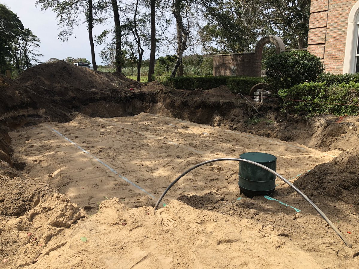 DirectDrainage's tweet photo. Install of another #HydroAction system. For more information or questions on IA systems, please check out  our website or call (631)472-0677. https://t.co/0M2xnb4qir #directdrainage #IAOWTS #reclaimourwater #savingourgroundwater #nitrogenreducingsystem https://t.co/XWEYovneLe
