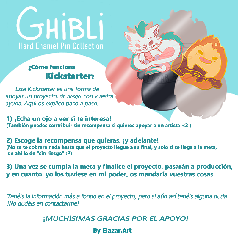 ElazarArt's tweet photo. Eeey! 

I just launched my Ghibli Kickstarter !! 
If you like enamel pins, take a look! 

https://t.co/FlhoiFj1lC

You have 18 early birds cheaper than normal one. 

Help me with a RT pls! https://t.co/wSjcjWlOhX
