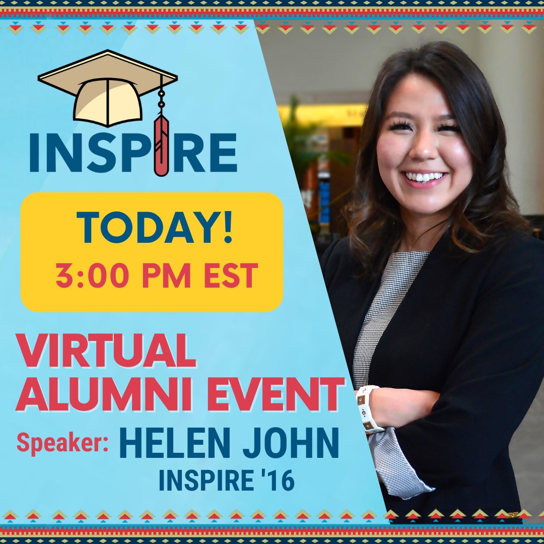 NAPLPInspire's tweet photo. Just a few hours away! There's still time to register for today's INSPIRE Virtual Alumni Event with Helen John '16! ⭐REGISTER HERE: https://t.co/8ECuDQpI8v⭐ 
The #INSPIRE class of 2014 is in the lead for the most sign-ups, and 2018 and 2019 are tied for second place! Let's go! https://t.co/ak5PfkSLmf