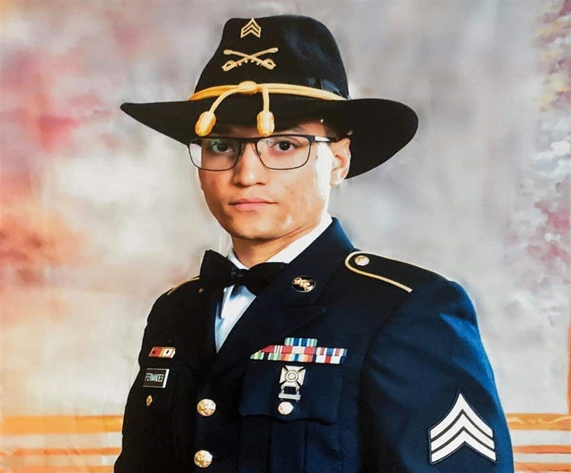ajplus's tweet photo. A missing Fort Hood solider is believed dead after police found a body. 23-year-old Elder Fernandes was recently transferred to a different unit at the base after reporting “abusive sexual contact.”
At least 7 other Fort Hood soldiers have been found dead since March. https://t.co/IhOuk9PaXy