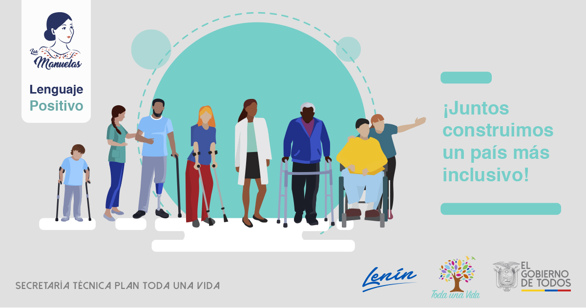 saludazuay_'s tweet photo. #JuntosPorLaInclusión | Recuerda que además de un lenguaje positivo también es importante tu manera de actuar frente a una persona con discapacidad. Interactúa con ellos y ellas. 
#PorUnMejorEcuador https://t.co/21eB8tLbND