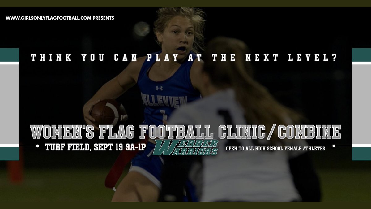 Registrations rolling in.   The first combine should be epic.   Will you be there?   Sign up now at girlsonlyflagfootball.com.   Already registrations from Tally to Miami and everywhere in between.    <a href="/RobinsonFlag/">RobinsonFlagFootball</a> <a href="/Horns_ffb/">Horns Flag Football</a> <a href="/CoachHufty11/">Ricky Hufty</a> <a href="/LWRanch_flag/">Lakewood Ranch Girls Flag Football</a>