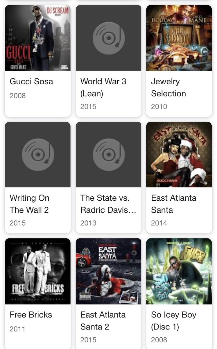 How Gucci Mane fans see his discog (a thread)