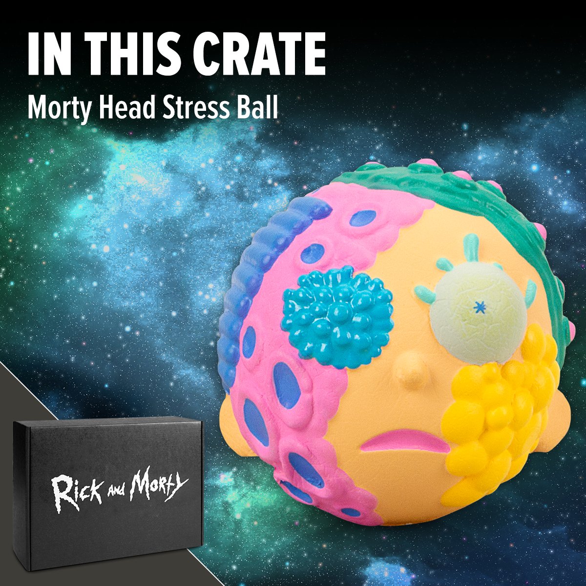 rick and morty stress ball