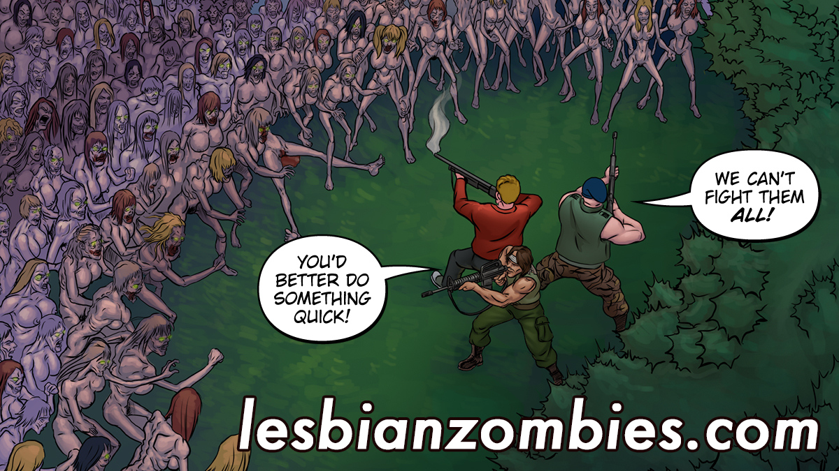 Ace and the Bros make a last stand in Lesbian Zombies From Outer Space.

lesbianzombies.com

#comics #horrorcomic #zombies #funny #lesbians