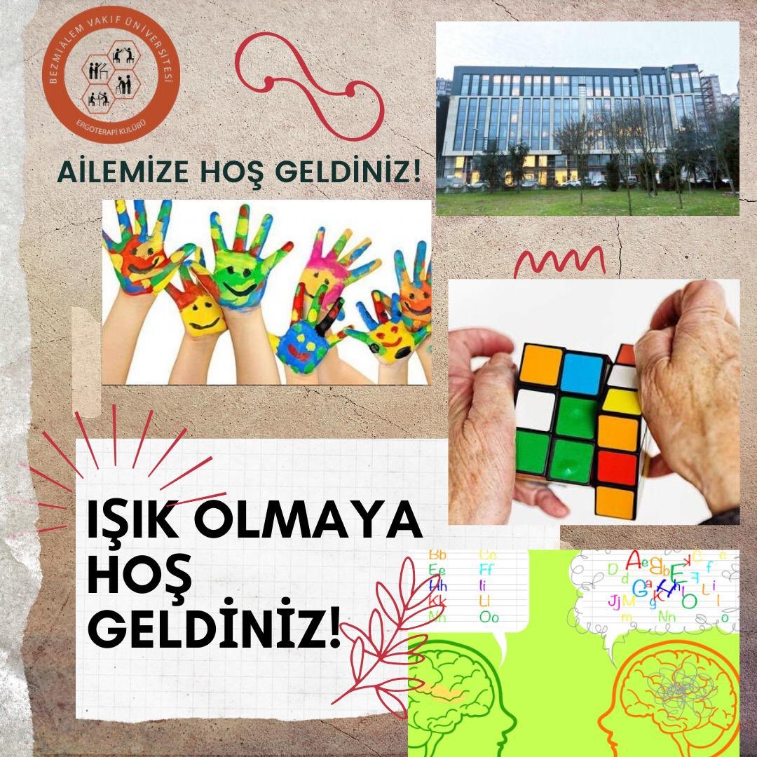 Açıklanan üniversite yerleştirme sonuçlarının tüm öğrencilere hayırlı olmasını temenni ediyoruz. Bezmialem’in ve Ergoterapi bölümü yeni üyelerine hoşgeldiniz diyor, başarılarının devamını diliyoruz.