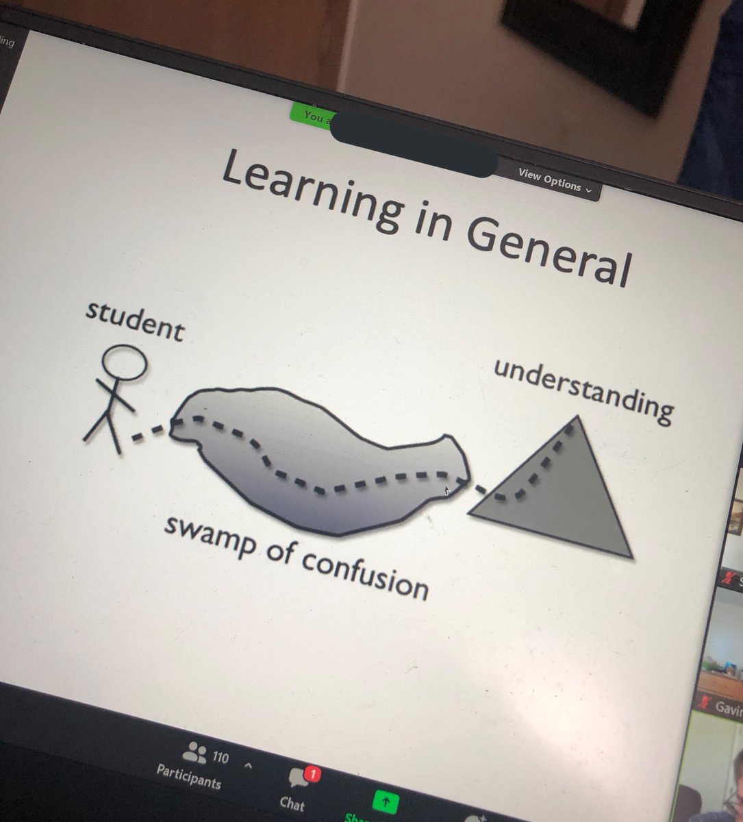 nicole_andino's tweet image. today in Zoom university my professor gave us the key to success