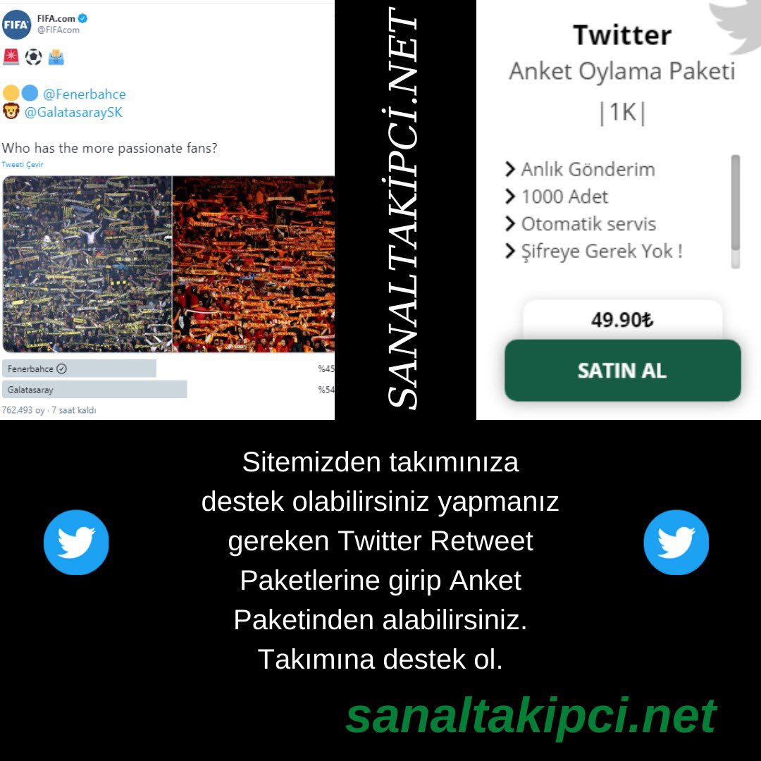 Takımına destek ol #FIFA #Fenerbahçe #Galatasaray #uA #Gfb