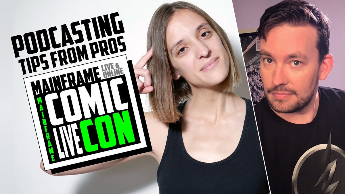 MFComicCon's tweet photo. If you missed the @MFComicCon panel “Podcasting: Tips from the Pros” featuring @AshleyVRobinson @Jawiin &amp; @acedtect it is up on the Mainframe YouTube channel https://t.co/nujFoMiYaS please SUBSCRIBE for more great panels added daily!!! @ChuckLoadComics @TheChumpcast https://t.co/PmqcgLnerI