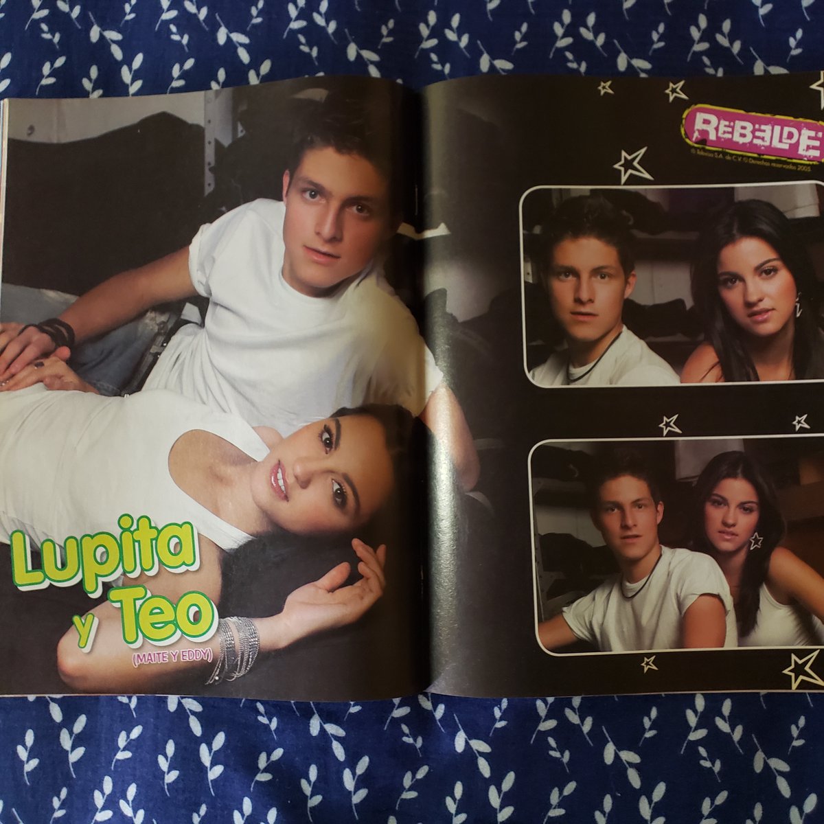 RevistasCDsYMas's tweet photo. Revista #Rebelde #MaitePerroni y #EddyVilard $49

https://t.co/k6rarN5Fzs

#RBD #Anahi #AlfonsoHerrera #DulceMaria #ChristopherVonUckermann #thalia #lu #patycantu #mariosandoval #ashleesimpson #nickyhilton #allissonlozz #lozz #allisson #belinda #lavoz #lavozmexico #eleazargomez https://t.co/pJIMiHpnHi