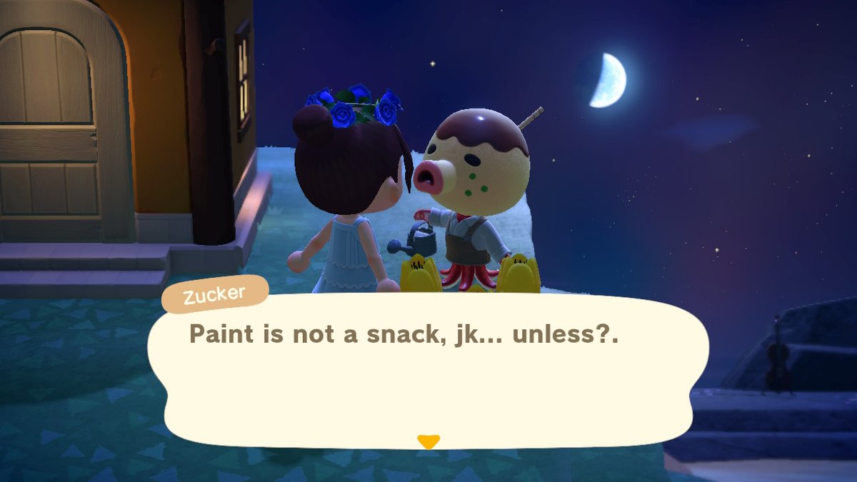 Luna 🌙 acnh acc on Twitter "Changing Zucker's catchphrase to this has
