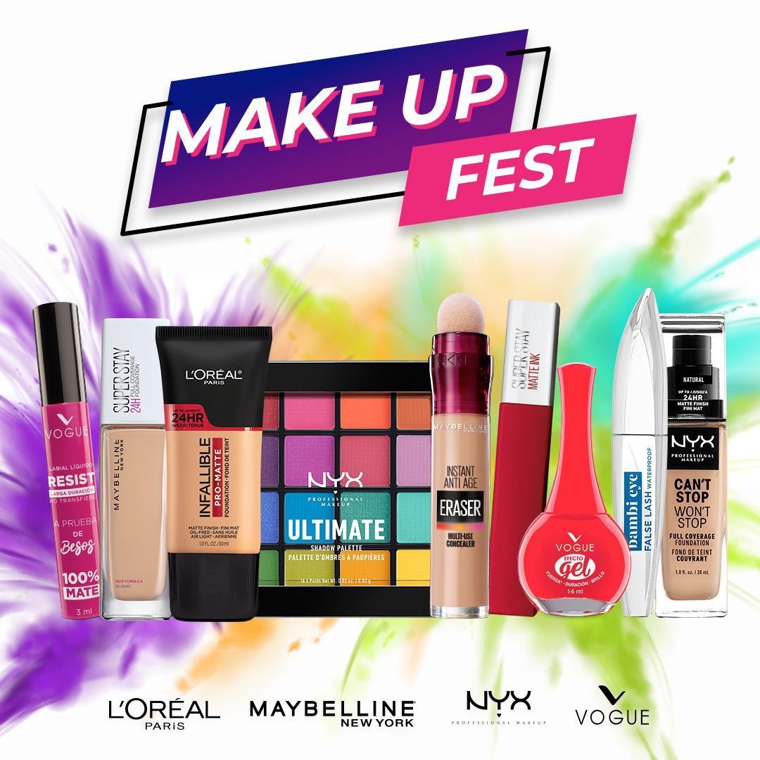 SanchezListePR's tweet photo. 🇲🇽Esta semana @lorealmexico activa su #MakeUpFest !👉🏼visita Amazon, Mercado Libre, Chedraui, Price Shoes, Farmacia del Ahorro, Soriana, Sanborns, Liverpool, Walmart e Ilusión.
🛒💅🏽💋
Conoce las mejores ofertas de maquillaje de L’Oréal Paris, Maybelline New York, Nyx y Vogue. https://t.co/qQVYFj4uZC