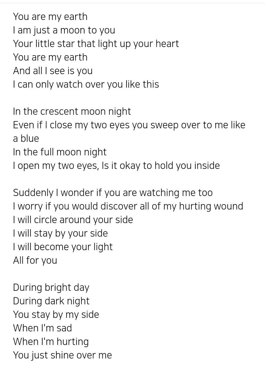 Seokjin is also amazing songwriter who create songs full of emotions and beautiful words. He wrote Tonigh for his pets that are no longer with him and dedicated Moon for Army.