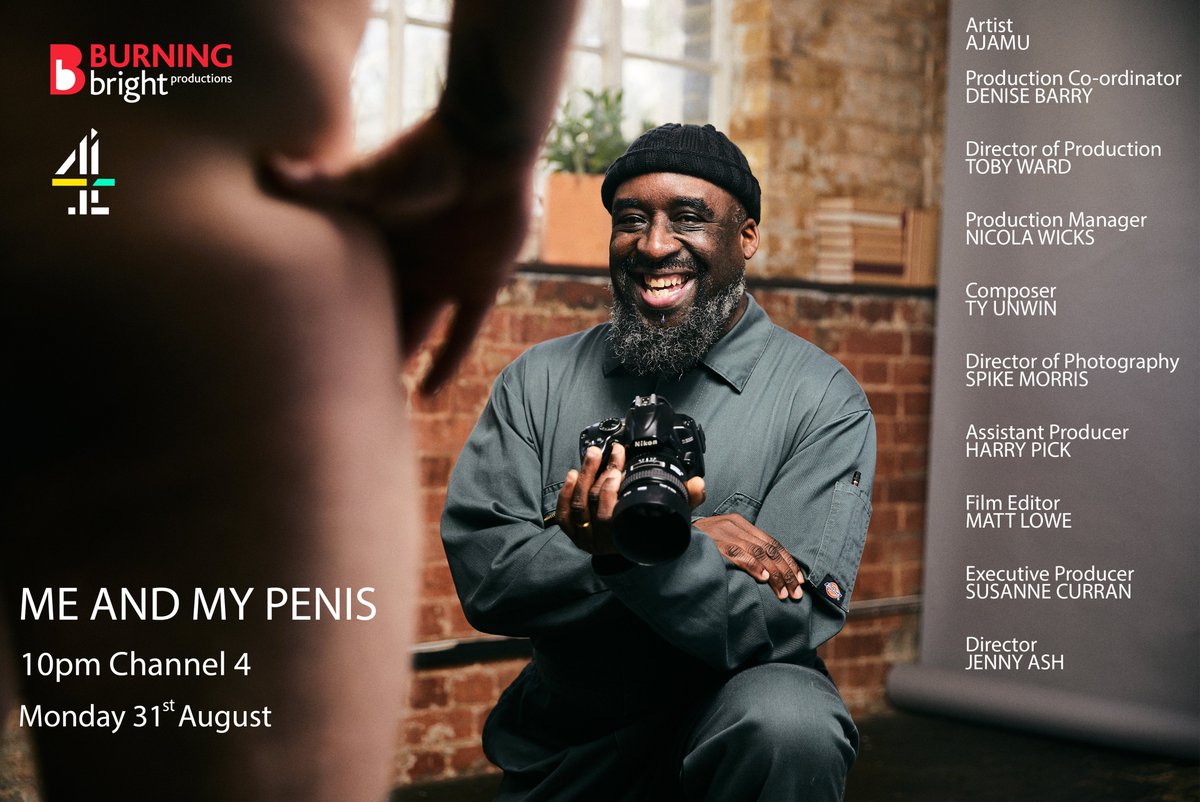 Men rethink their bodies and themselves in our @Channel4 documentary #MeandMyPenis. Amazing contributors with powerful stories to tell. Catch it on Bank Holiday Monday at 10pm @Channel4 Big congrats to the whole team!
