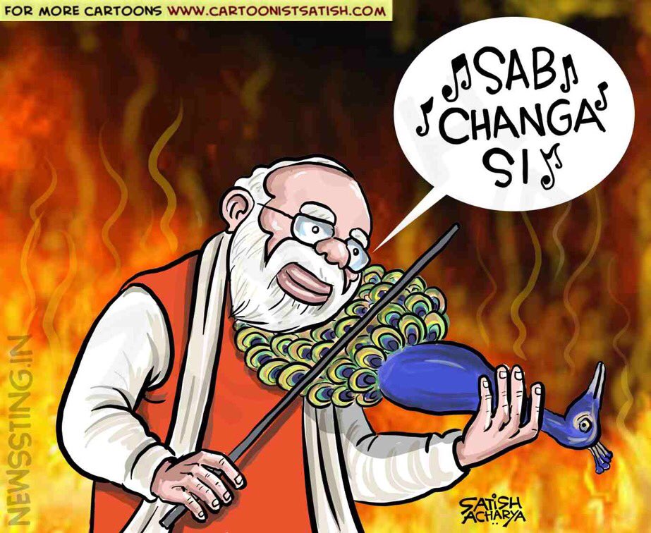 skade metrisk bruger Charan Singh Sapra on Twitter: ". @narendramodi seems to resemble “Alice in  Wonderland”. When there are more than 32 Lakh COVID cases , 60000 deaths...  He says “SAB CHANGA SI” Nothing is