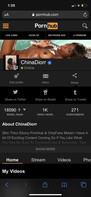1K🙌🏾. Check out my Pornhub profile https://t.co/PA7Y8uYsYb https://t.co/ycCOXag4TF
