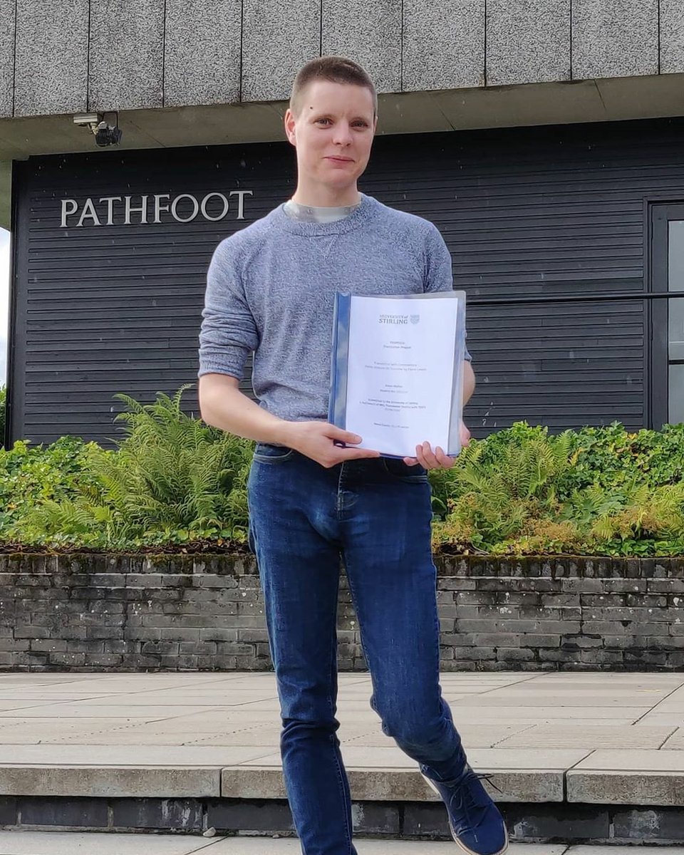 ewalker287's tweet photo. Compulsory dissertation submission post! @StirUni @TandI_Stirling

84 pages, 15,270 words, 5 months and approximately 3,000 brain farts later, I've done it! 🎉

Never in my wildest dreams did I ever think I'd get to the end of my Master's degree. Wow. https://t.co/7HAt2WM9GS