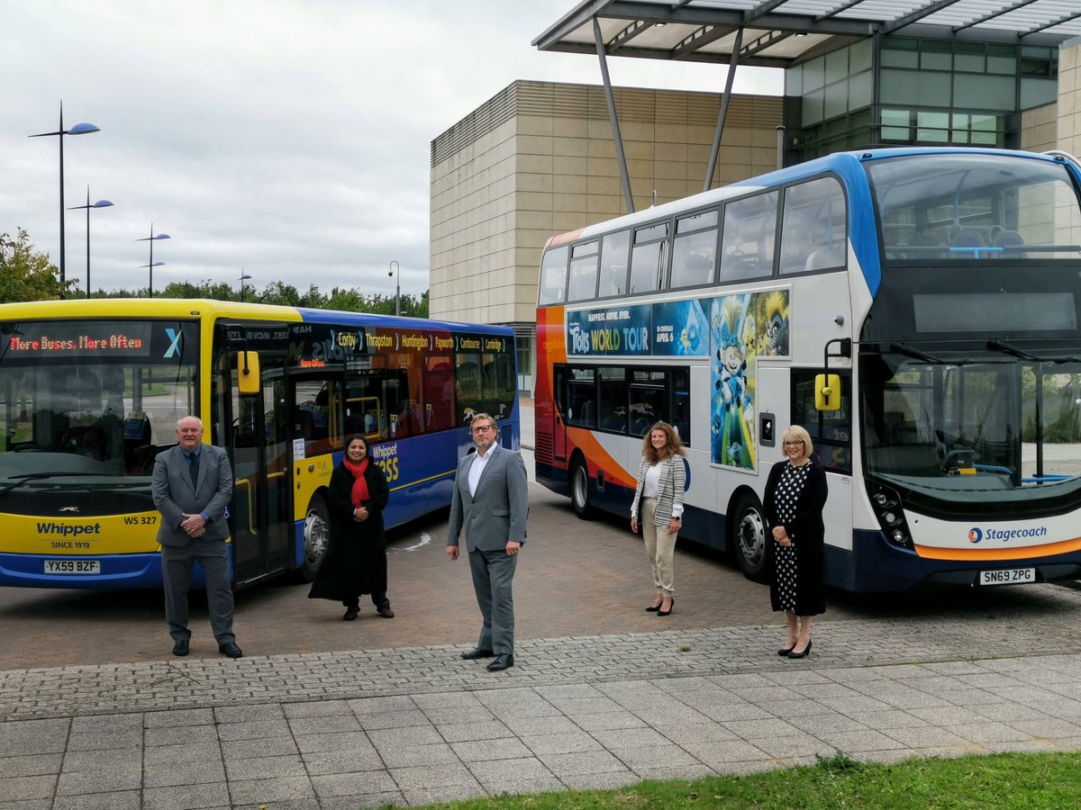 GoWhippet's tweet photo. This morning, we were delighted to launch our improved routes X2 and X3 which start Monday alongside @StagecoachEast's new route 905. 

@MayorJPalmer, @ShrobonaB and @CllrLinaNieto joined us in Cambourne for the launch.

Download the new times here: https://t.co/KlyE69wSaz https://t.co/ZXjH4Fil8F