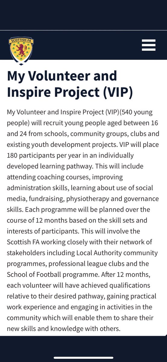 Fantastic opportunity for those interested in a career in football coaching and sports. Anyone wishing for more information please come down and see Mr Mcgurk for an application form! 👍⚽️