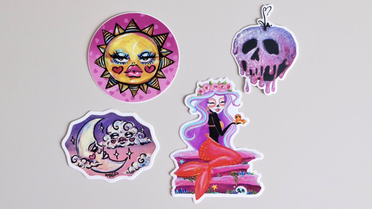 Artists! If you make stickers with anything pink or Disney, link them below 💗 bonus points if it’s of your art. 

These are by <a href="/autumnlynnart/">Autumn ✿</a> <a href="/ARTBYMEGZ/">✨MEGZ✨</a> &amp; artbyvery (Etsy) 

Bookmarking for later 💗