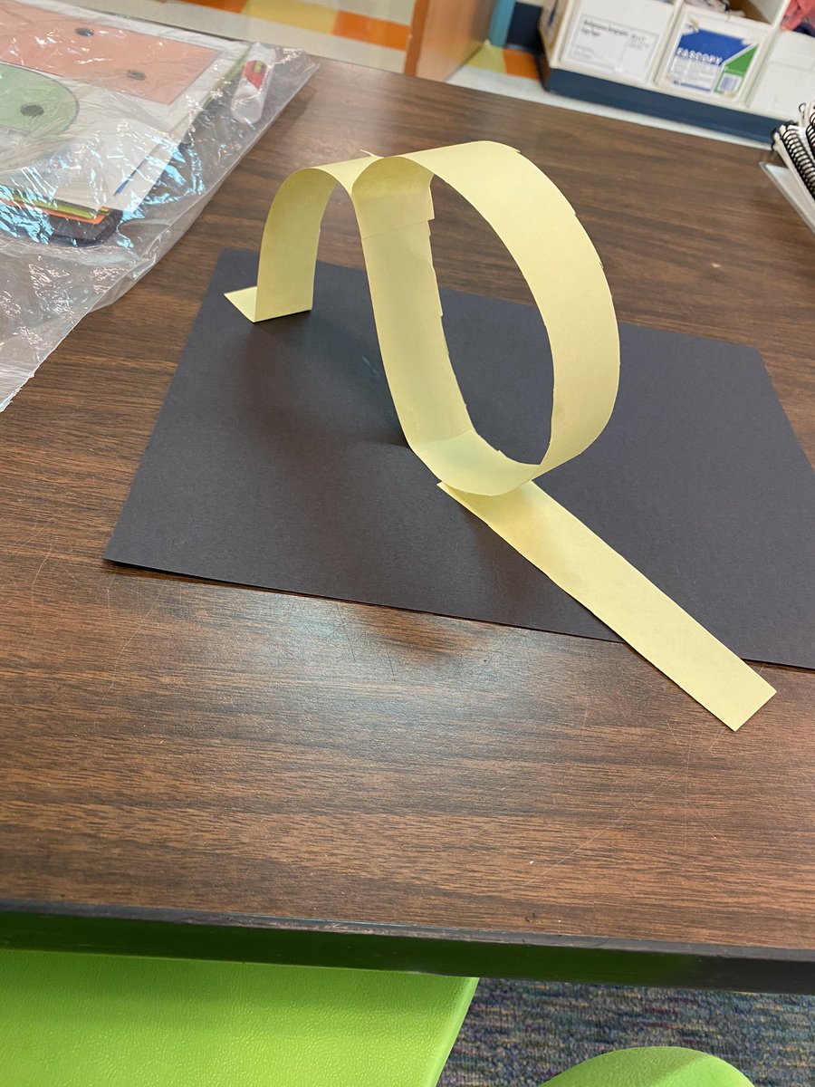 khardingteaches's tweet photo. Check out our science craft for the day!! We made a roller coaster out of paper strips! Can’t wait to see what my students come up with! https://t.co/hFfRAOsZzv