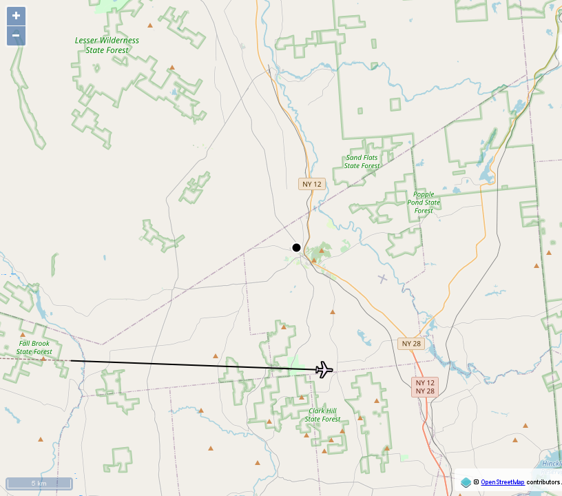 #SKW5501 : #ORD (Chicago, IL) to #PWM (Portland, ME). 2.5 mi away @ 37000 ft and 70.2° frm hrzn, heading E @ 619.1mi/h 14:03:37 icao:A7FF72. #WayTheHeckUpThere #FastMover #AboveBoonville #ADSB