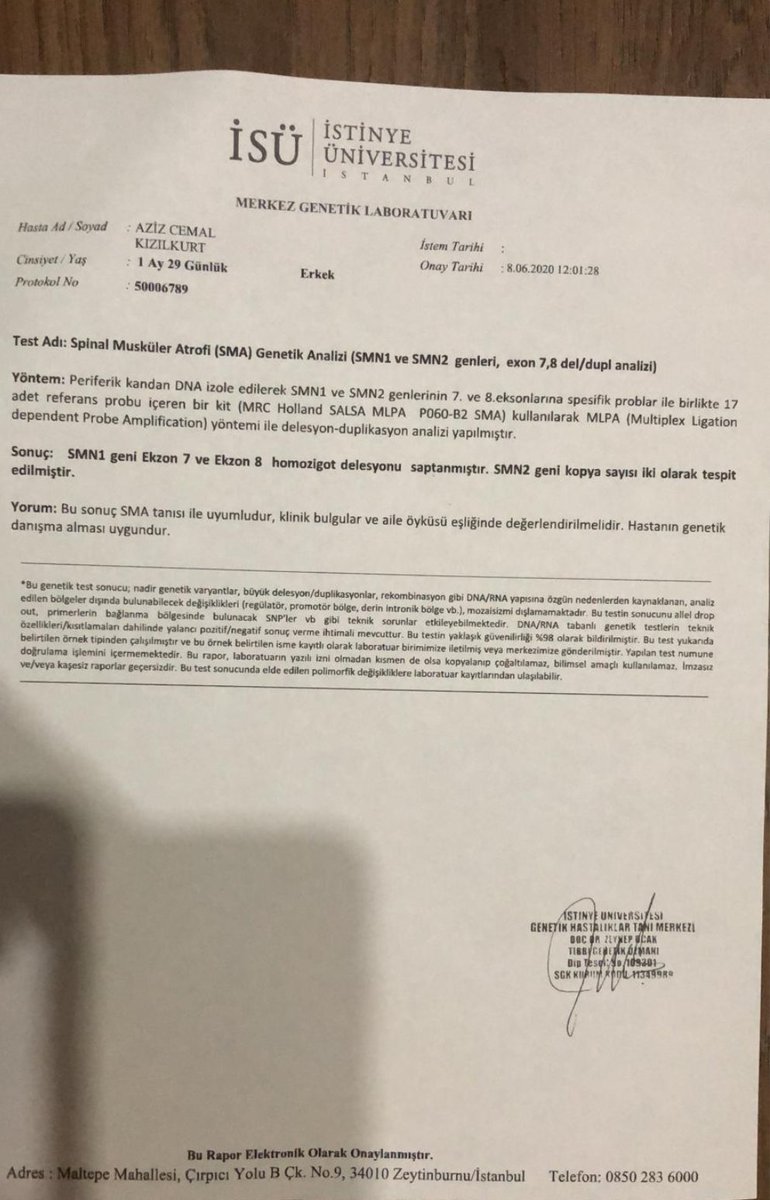 Meslektaşımızın minik oğlu Aziz Cemal SMA hastası. İlaç parası çok büyük meblağ ama Türkiye daha büyük!

Damlaya damlaya göl olsun Aziz Cemal mücadelesini kazansın!

Bağışlarınızı bekliyoruz.

#AzizCemalinMücadelesi