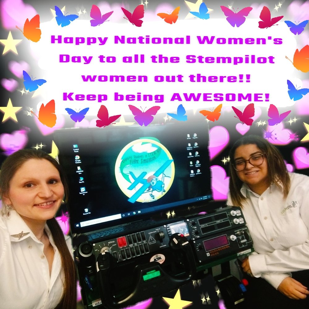 STEMPilot's tweet image. Happy Women&apos;s Equality Day!!
I would like to take a moment to thank all of the wonderful women in our stem pilot family whether it be the ones at our factory or the dedicated teachers, staff and parents. 
You are all great! Thank you for being you!
#Stempilot #equalitycantwait