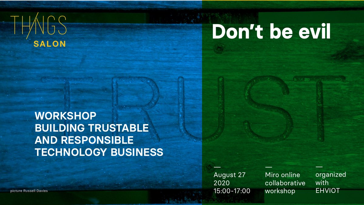 Looking forward to discussing “building trustable and responsible technology business” thingscon.org/events/upcomin…