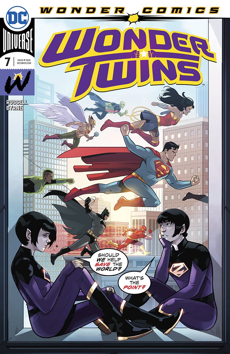 Exiled from their home planet, super-confident (and clueless) Zan and super shy (but streetsmart) Jayna navigate life as teens on Earth at South Metropolis High School. Under the watchful eye of Superman, they pull monitor duty at the Hall of Justice as interns. Perfect hook.