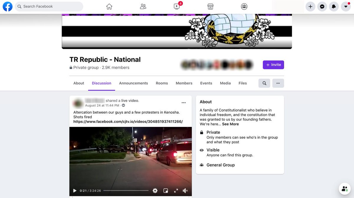 The boogaloo supporters who have joined their brothers’ call to arms in Wisconsin have been involved in altercations that are then broadcast in the boogaloo groups that Facebook continues to allow operating on the platform with impunity.