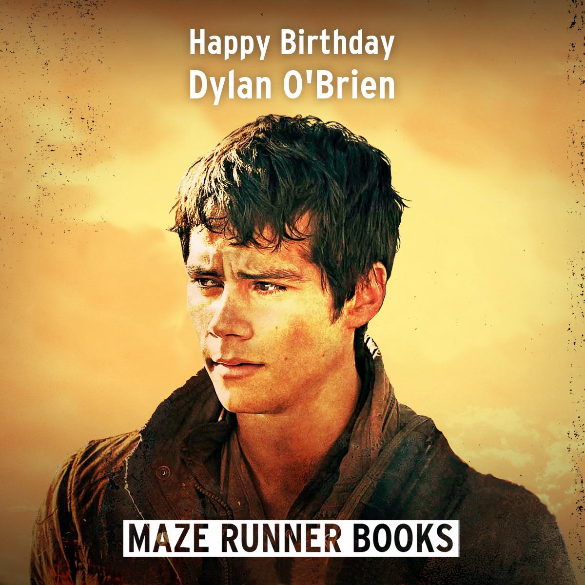 A massive #HappyBirthday to <a href="/dylanobrien/">dylan o’brien</a> aka Thomas! We hope you have an awesome time! #TheMazeRunner